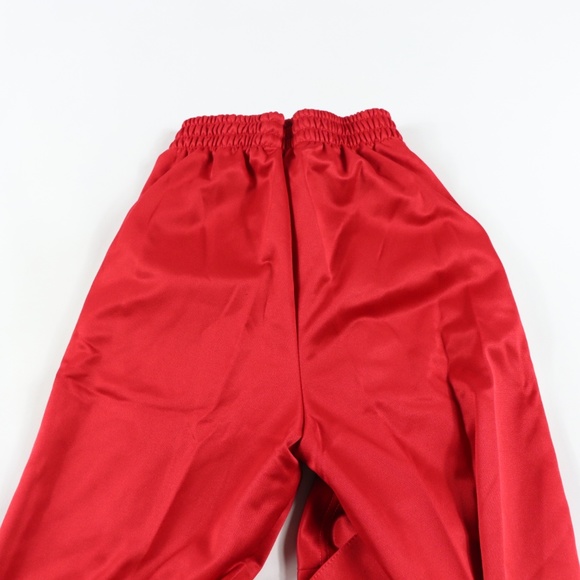 80s New Brute Mens Soccer Track Warm Up Pants Red - Picture 4 of 4